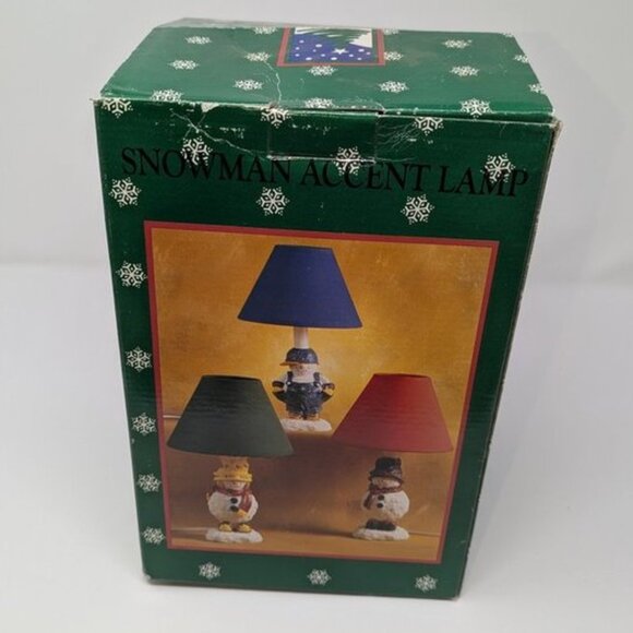 NEW VTG North Pole Express Small Snowman Girl Snowgirl C7 Light Lamp Electric - Picture 7 of 11